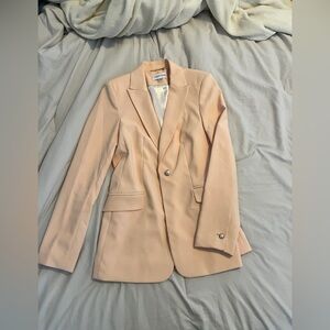 Calvin Klein Women's Light Peach Blazer